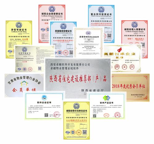 卓越软件荣获陕西省物业管理协会优秀会员单位称号，助力物业行业智慧发展